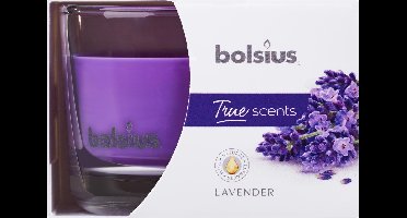 Bolsius Geurkaars True Scents Lavendel - 6 cm / ø 9 cm
