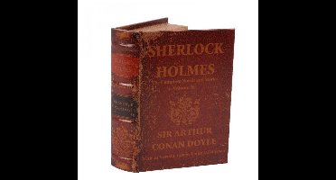 Baroque - Opberger - Opbergboek Sherlock 23 cm - Rood - 23x16.5x5.5 - PU Leather