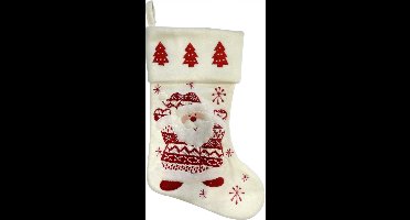 Peha Kerstsok met Kerstman 46 cm - fleece