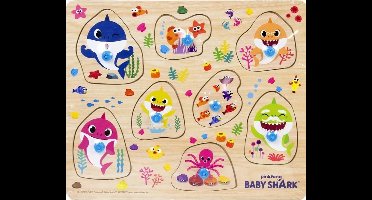 Pinkfong baby Shark knopjespuzzel