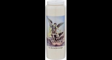 9-dagen Brander Wit St-michel Archange6.8x18cm-fr Avec Priere