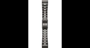 Garmin QuickFit Titanium Horlogebandje - 22mm Polsbandje - Wearablebandje - Carbon Grey / DLC