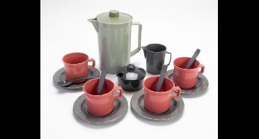 Green Bean - Koffieset in net (17-delig)