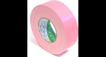 Nichiban 1200 Duct Tape 50mm/50m Roze - Originele Gaffa Tape Roze