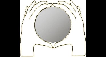 Doiy Wandspiegel Xéria 44 Cm Rvs/glas Goud