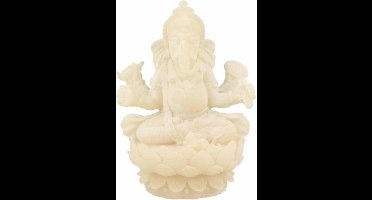 Sneeuwkwarts Beeldje Ganesha (16 cm)