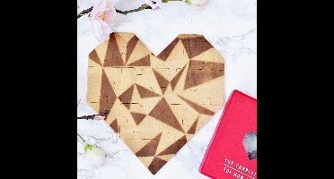 Luckies Houten Liefdespuzzel - Rood