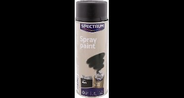 spuitverf Mat zwart sneldrogend