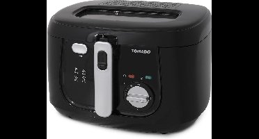 Tomado TDF2501B - Frituurpan - 2,5 liter - Anti reukfilter – Kunststof friteuse - PFAS vrij - Zwart