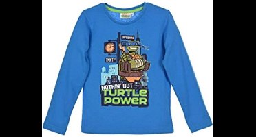 Teenage Mutant Ninja Turtles - Longsleeve - Blauw - 98 cm - 3 jaar - 100% katoen
