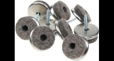 Viltglijder schroef 28 mm 8 stuks