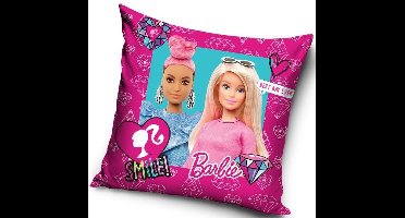 Barbie Smile ! - Sierkussen Kussen 40 x 40 cm inclusief vulling