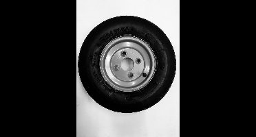 Aanhanger wiel compleet 8 inch smal - 100 * 4 (4,8 * 4,00) 62M, nieuwe band met velg