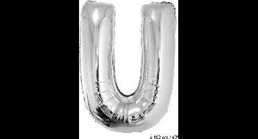 ESPA - Enorme zilverkleurige aluminium letter ballon