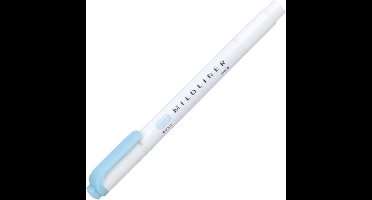 Zebra Mildliner Double-Sided Highlighter - Fine / Bold - Mild Blue / WKT7-MBL
