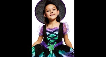Verkleedkleding - Spell Casting Cutie Witch - hesken kleed - 3/4 jaar