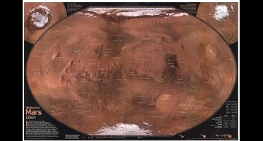 Poster Mars – The Red Planet – National Geographic – 79 x 57 cm