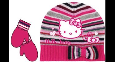 Hello Kitty Muts & Handschoenen - Maat 50