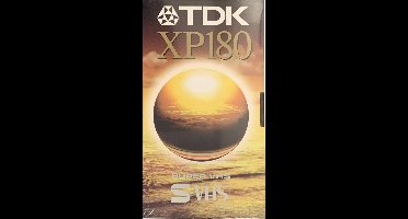 TDK XP180 Super VHS 180min 3uur / S-VHS videoband / video cassette