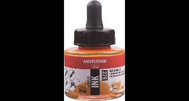 Amsterdam Acrylic Inkt Fles 30 ml Azo-Oranje 276