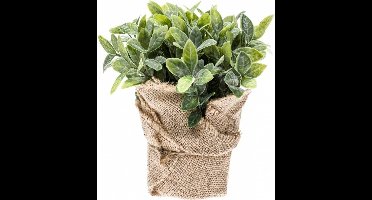 Kunst kruidenplant munt 19 cm