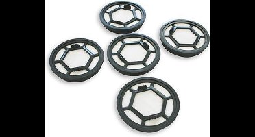 Stofzuiger filters voor de Adler AD 7036 Handheld Vacuum / Stofzuiger (5 stuks)