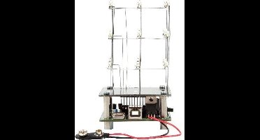 Whadda Educatieve soldeer- en programmeerkit, 3D-ledkubus, 27 rode leds, 3 x 3 x 3