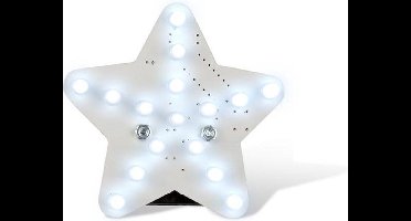 Whadda Soldeerkit, DIY, witte lichtster, 14 LED effecten, batterij, ideaal voor kerstmis