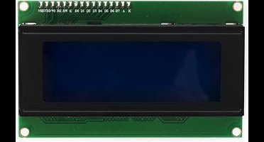 Whadda I²C 20x4 LCD-module voor Arduino®, blauwe achtergrondverlichting, witte tekens, 5 VDC voeding