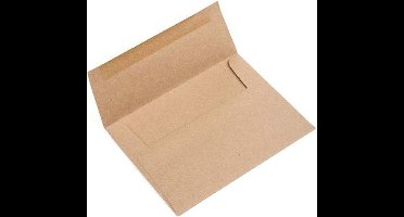 Enveloppen Bruin 14,6x11,1cm (50 stuks)