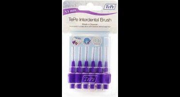 Tepe Interdentale Rager Origineel-1.1 Mm, Lila (Blister 6 Stuks) - 3 Stuks - Voordeelverpakking