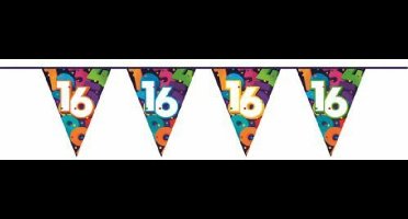 Vlaggenlijn Cijfers 16 jaar - 10 meter