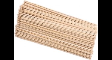 Cosy & Trendy Saté prikkers - 300x stuks - hout - L25 cm - brochettestok