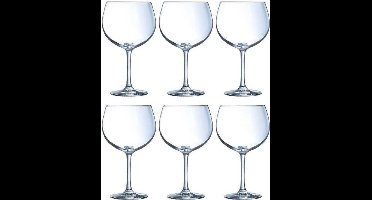 Gin Tonic / cocktail glazen - 6x - 700 ml - getemperd glas - cocktail glazen