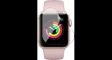 Screenprotector geschikt voor Apple Watch Series 3/2/1 38mm - 1x FlexGuard Screen Protector