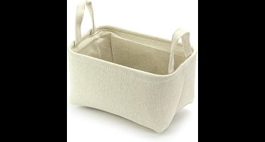 Mand, canvas gebroken wit