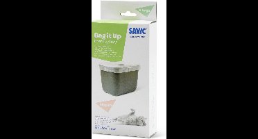 ** 2 X ** Savic kattenbakzakken * 58.5x39x39.5cm * 6 st *bag it up voor hop in *bags met snebinder ** 2x6 = 12 zakken