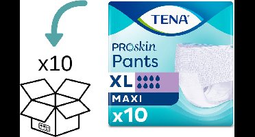10 pakken TENA Pants Maxi XL - 100 broekjes TENA ProSkin Pants Maxi extra large