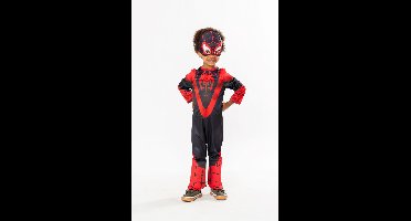 verkleedpak voor kinderen Miles Morales van Spidey amazing friends 5-6 jaar