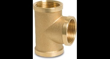 BOSTA Nr. 130 - Messing T-stuk 90° 5/4x5/4x5/4