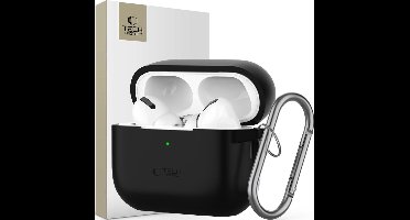 TECH-PROTECT SILICONEN HAAK APPLE AIRPODS PRO 1/2 ZWART