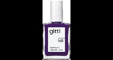 Gitti No. 168 - Royal Purple - nagellak - minimaal 82% natuurlijk - 23 vrij - manicure - blijft 7 dagen zitten
