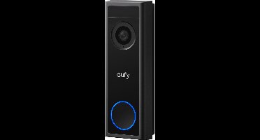 eufy C30 2K Draadloze Video Deurbel - 2K FHD - Accu Zwart - Op batterijen - 16:9 Uitgebreid beeld, Eenvoudige installatie, Live videogesprek, Mens- en bewegingsdetectie, Compatibel met HomeBase S380, Geen abonnementskosten