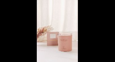 Pink leather porcelean peony diffusser