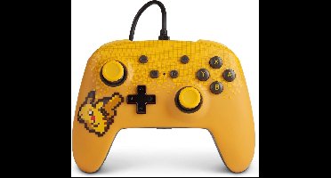 PowerA - Officially Licensed Nintendo - Enhanced Wired Controller - Pixel Pikachu Switch