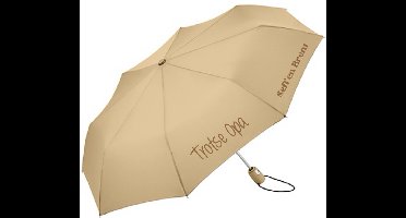 Paraplu trotse Opa met naam of namen van de kleinkinderen-Beige-Sand