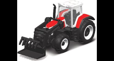 MAISTO Massey Ferguson 8S.265 TRACTOR WITH GRAB BUCKET - MINI WORK MACHINE