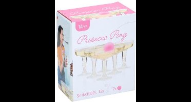 Prosecco Pong 14-delig - Beerpong voor vrouwen - Bierpong - Drankspel - Drank Spelletjes