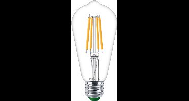 Philips MASTER LED Lamp Ultra Efficient E27 Peer Helder 4W 840lm - 827 Zeer Warm Wit | Vervangt 60W