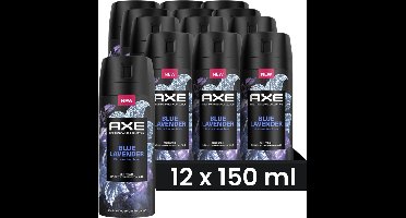 Axe Fine Fragrances Bodyspray Blue Lavender 150ml 12x